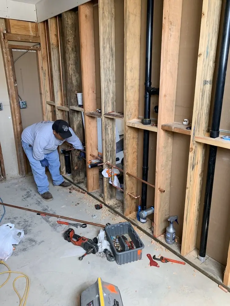 Commercial rough-in plumbing for Water Heater Replacement in Summit Heights